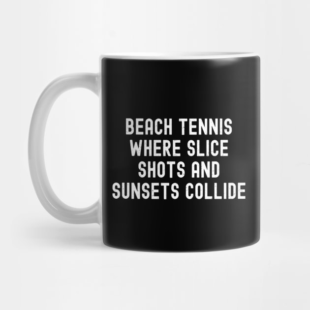 Beach Tennis Where Slice Shots and Sunsets Collide by trendynoize